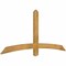 Ekena Millwork Bellingham Rough Sawn Timber Gable Bracket, Western Red Cedar, 72"W x 33"H x 2"D x 4"F, 11/12 Pitch GBW072X33X0204BEL00RWR - alternate 3